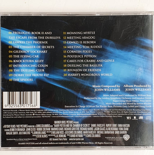 John Williams (4), William Ross : Harry Potter And The Chamber Of Secrets (Music From And Inspired By The Motion Picture) (CD, Album + CD-ROM, Enh + Ltd, 5 C)