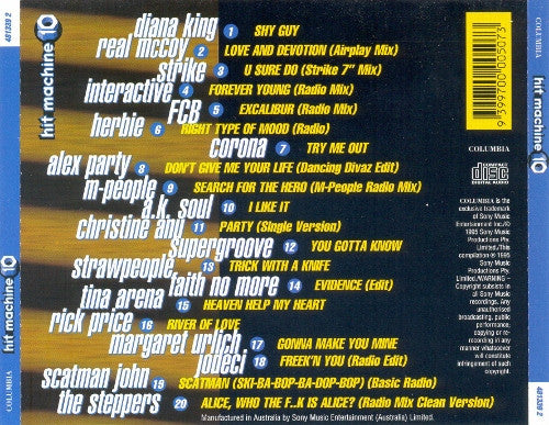 Various : Hit Machine 10 (CD, Comp)