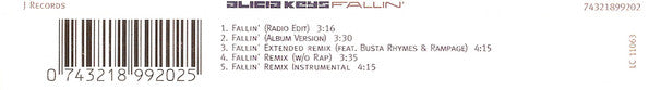 Alicia Keys : Fallin' (CD, Maxi)