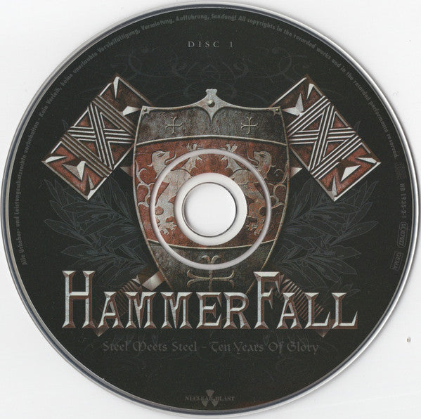 HammerFall : Steel Meets Steel - Ten Years Of Glory (CD + CD, Enh + Comp, Ltd, Dig)