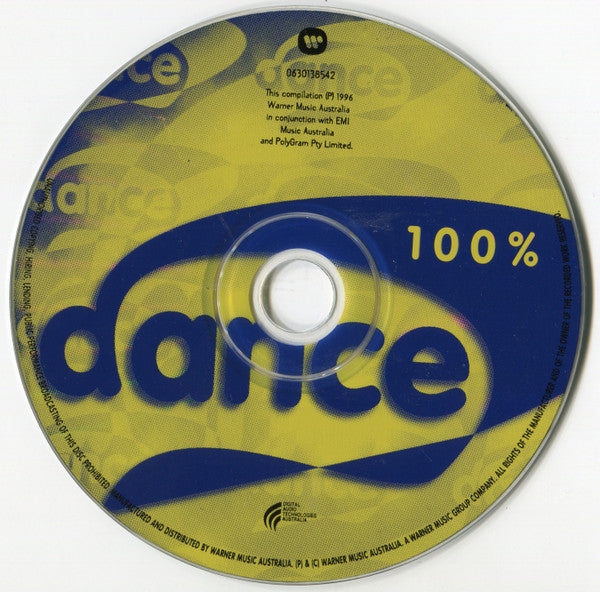 Various : 100% Dance Volume One (CD, Comp)