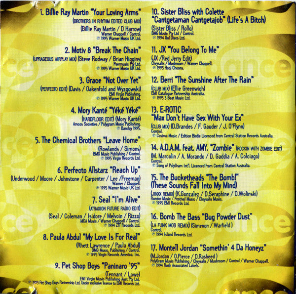 Various : 100% Dance Volume One (CD, Comp)