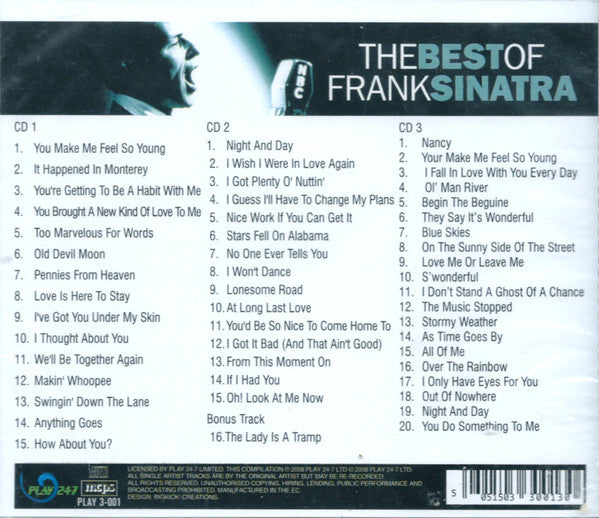 Frank Sinatra : The Best Of Frank Sinatra  (3xCD, Comp)