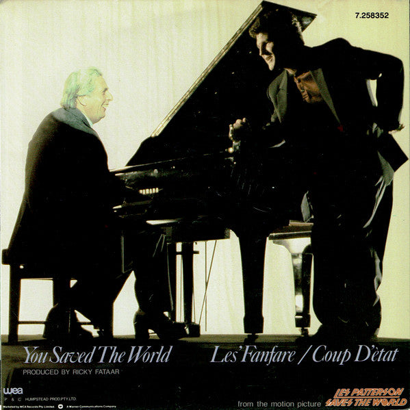Tim Finn : You Saved The World (7", Single)