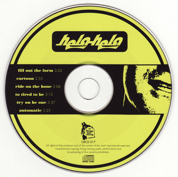 Hela-Hela : Fill Out The Form (CD, EP)