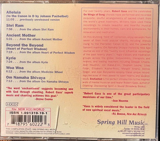 Robert Gass & On Wings of Song : Enchanted: The Best Of Robert Gas & On Wings Of Song (HDCD, Comp)