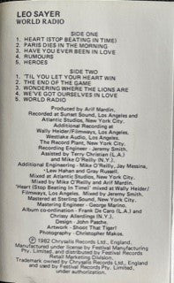 Leo Sayer : World Radio (Cass, Album, Dol)