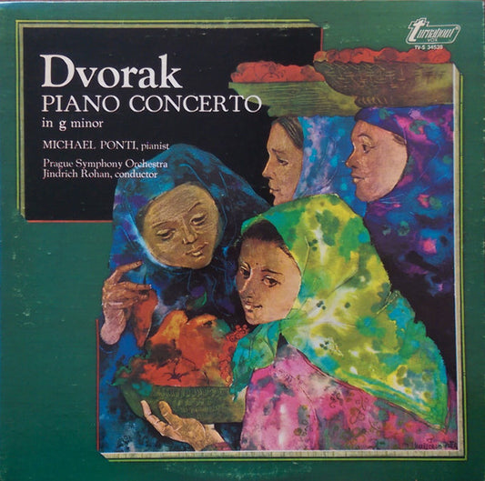 Dvořák*, Michael Ponti : Piano Concerto In G Minor (LP)