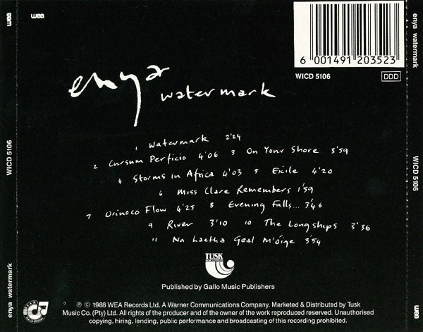 Enya : Watermark (CD, Album)