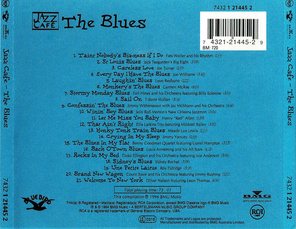 Various : Jazz Café - The Blues (CD, Comp)