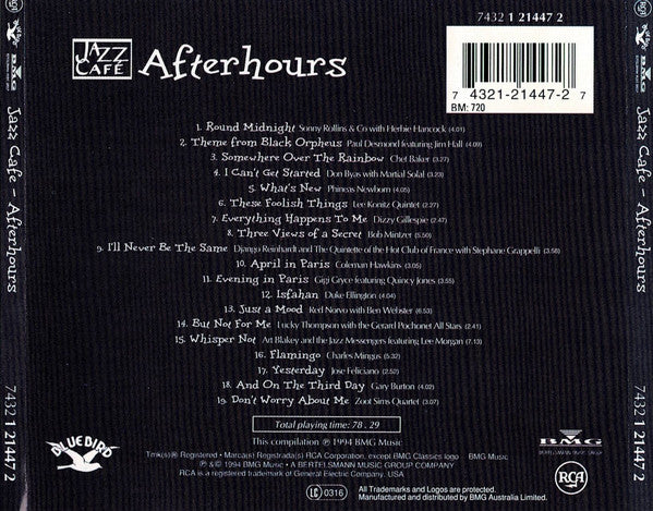 Various : Jazz Cafe - Afterhours (CD, Comp)