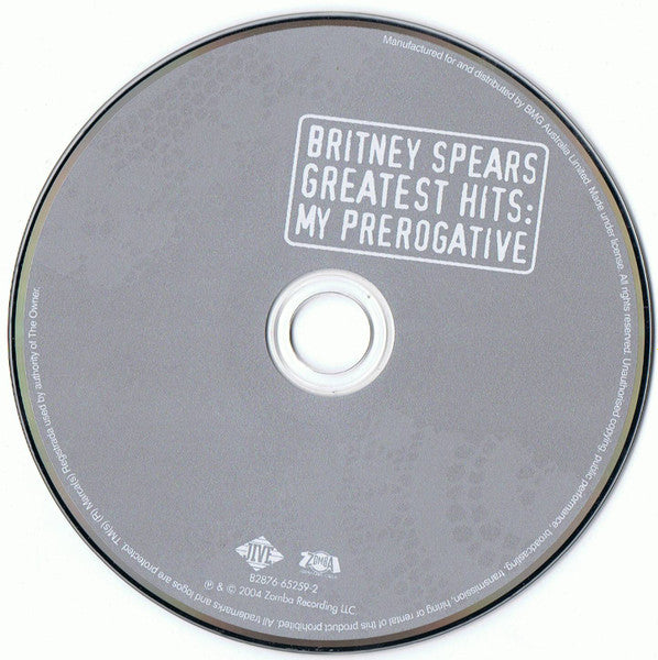 Britney Spears : Greatest Hits: My Prerogative (CD, Comp)