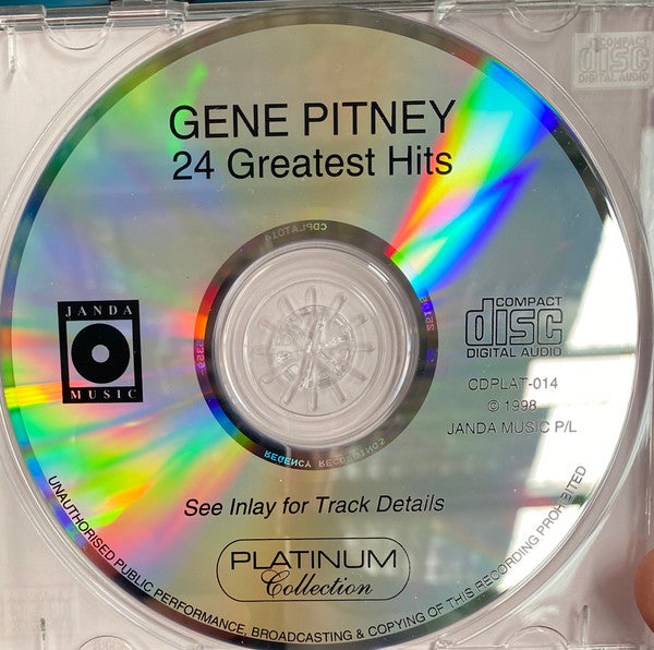 Gene Pitney : 24 Greatest Hits (CD, Comp)