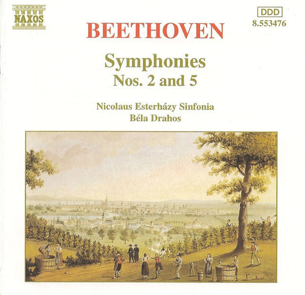 Beethoven* / Nicolaus Esterházy Sinfonia / Béla Drahos* : Symphonies Nos. 2 And 5 (CD)