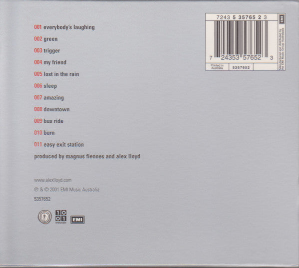 Alex Lloyd : Watching Angels Mend (CD, Album, O-c)