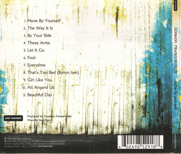 Donavon Frankenreiter : Move By Yourself (CD, Album, Dig)