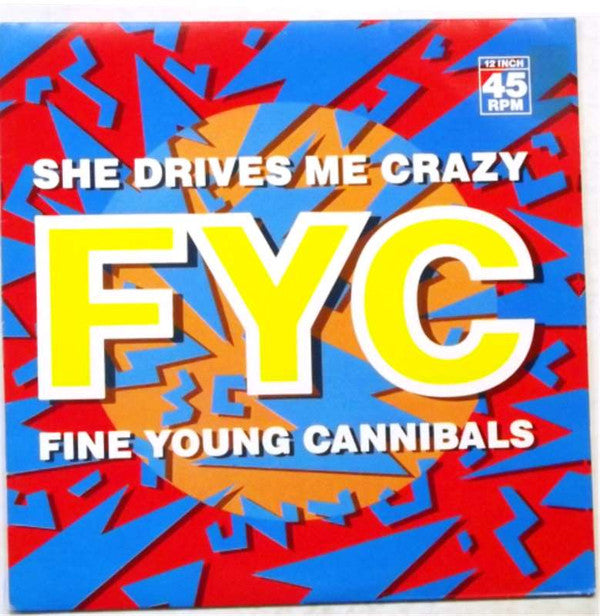 Fine Young Cannibals : She Drives Me Crazy (12", Single)