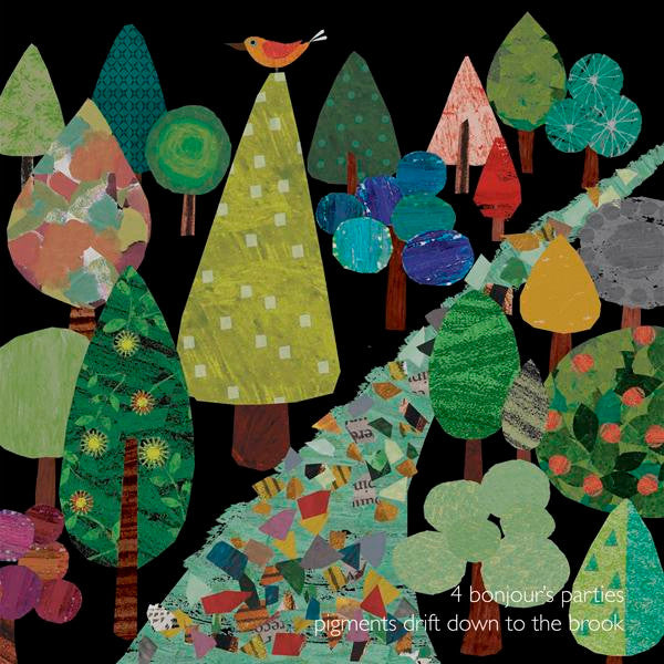 4 Bonjour's Parties : Pigments Drift Down To The Brook (CD, Album)
