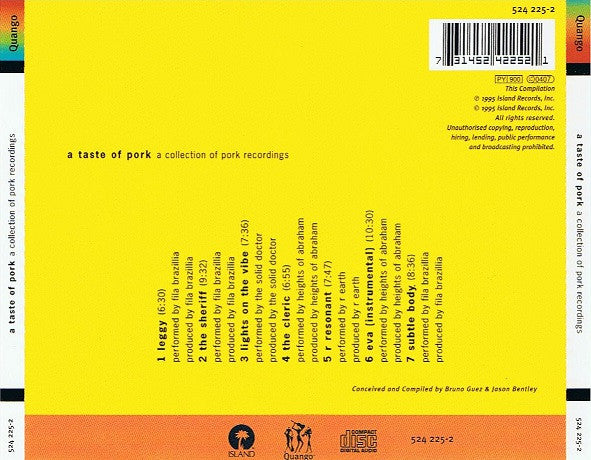 Various : A Taste Of Pork - A Collection Of Pork Recordings (CD, Comp)