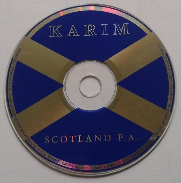 Karim* : Scotland PA (CD, Mixed)