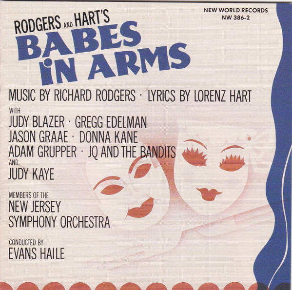 Rodgers & Hart - Judy Blazer*, Gregg Edelman : Babes In Arms (CD, Album)