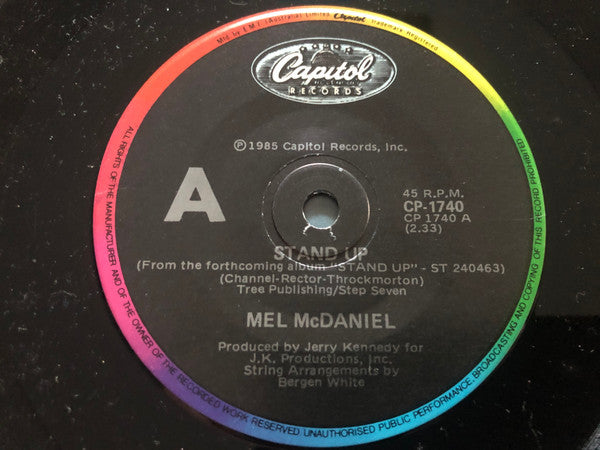 Mel McDaniel : Stand Up (7", Single)