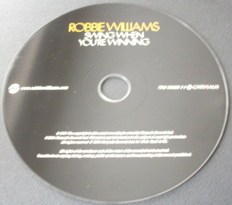 Robbie Williams : Swing When You're Winning (CD, Album)