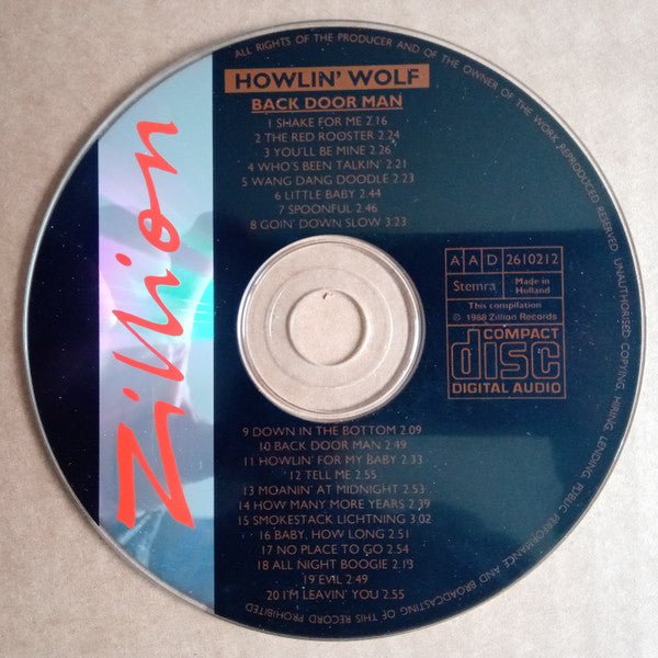 Howlin' Wolf : Back Door Man (CD, Comp)