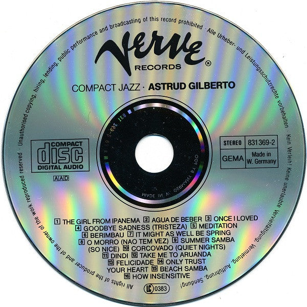 Astrud Gilberto : Astrud Gilberto (CD, Comp)