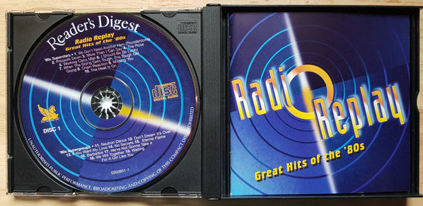 Various : Radio Replay - Great Hits Of The '80s (CD, Comp)