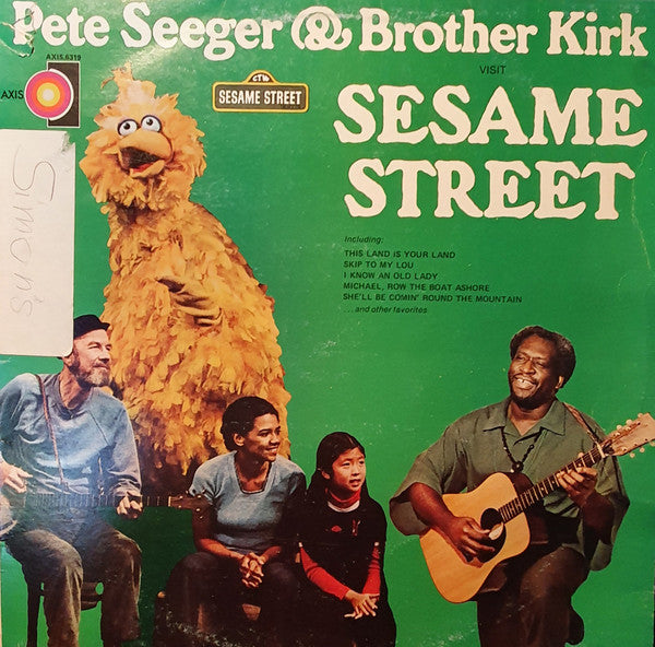 Pete Seeger & Brother Kirk* : Pete Seeger & Brother Kirk Visit Sesame Street (LP, Album)