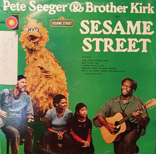 Pete Seeger & Brother Kirk* : Pete Seeger & Brother Kirk Visit Sesame Street (LP, Album)