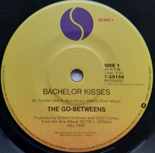 The Go-Betweens : Bachelor Kisses (7", Single)