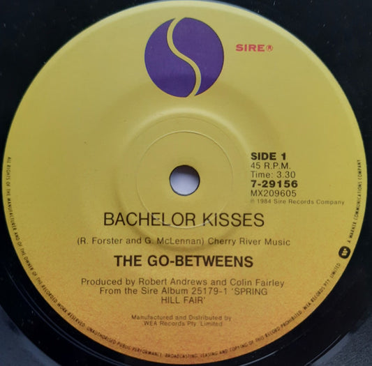 The Go-Betweens : Bachelor Kisses (7", Single)