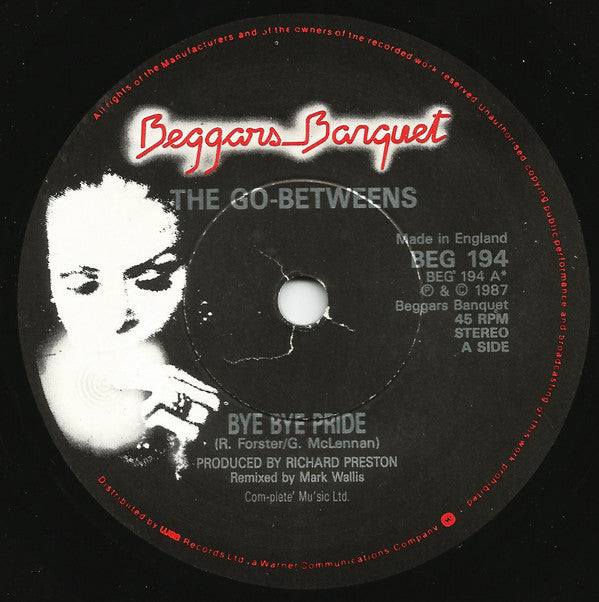 The Go-Betweens : Bye Bye Pride (7", Single)