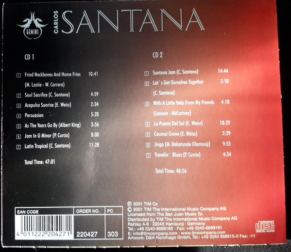 Carlos Santana : Samba Pa Ti (2xCD, Comp)
