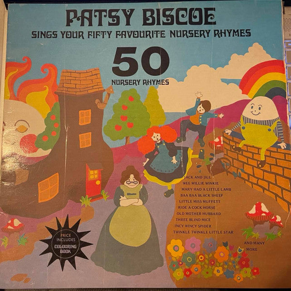 Patsy Biscoe : Sings Your Fifty Favourite Nursery Rhymes (LP, Album, RP)