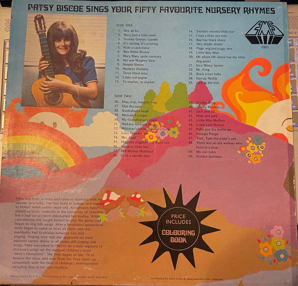 Patsy Biscoe : Sings Your Fifty Favourite Nursery Rhymes (LP, Album, RP)