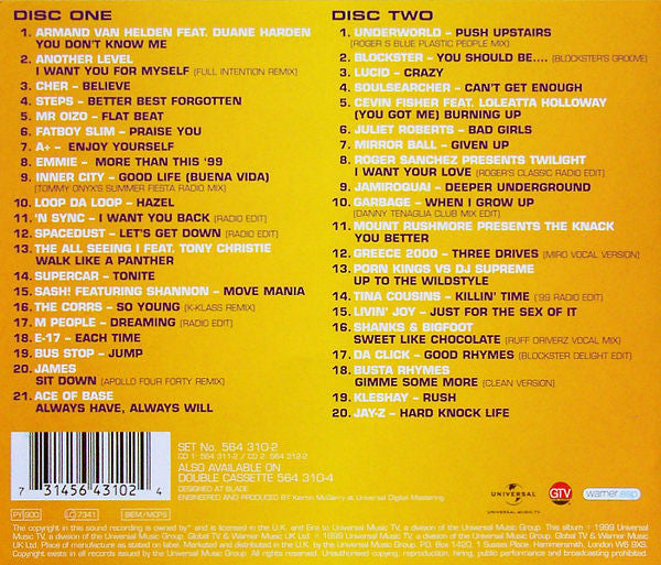 Various : Massive Dance 99 Volume:2 (2xCD, Comp)