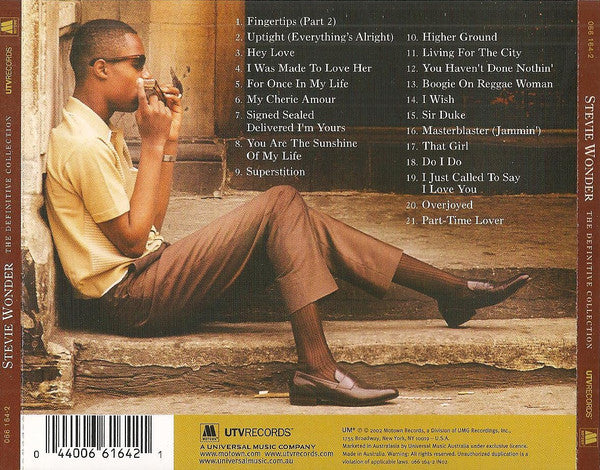 Stevie Wonder : The Definitive Collection (CD, Comp)