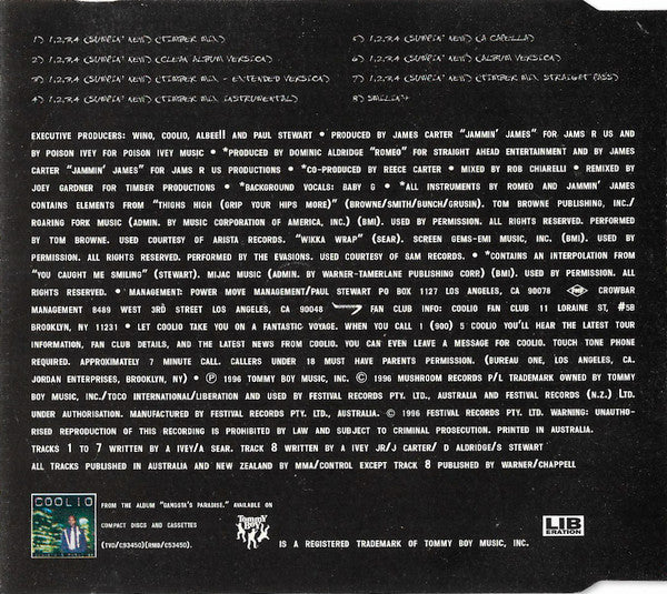 Coolio : 1, 2, 3, 4 (Sumpin' New) (CD, Single)