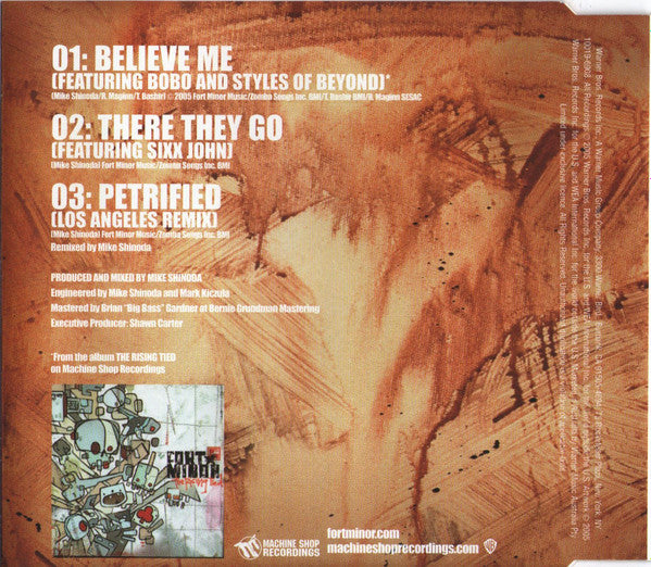 Fort Minor : Believe Me (CD, Single)