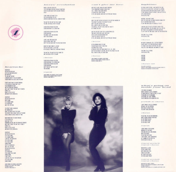 Pepsi & Shirlie : All Right Now (LP, Album)