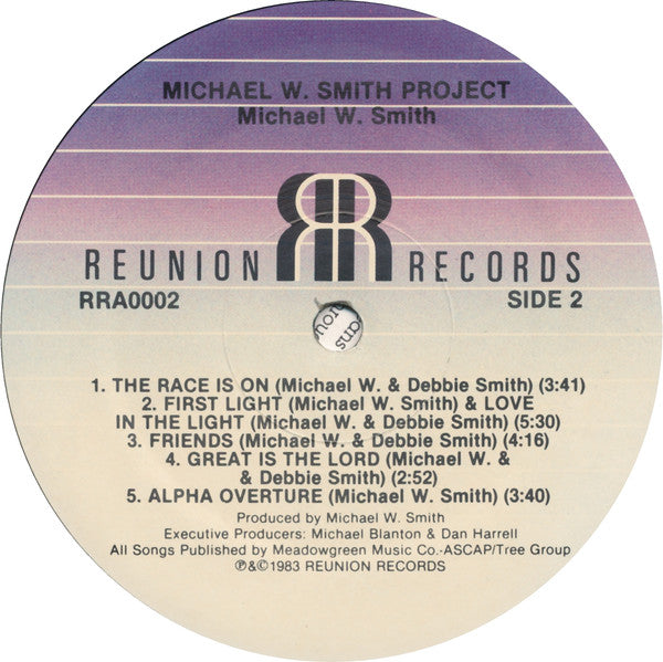 Michael W. Smith : Michael W. Smith Project (LP, Album)
