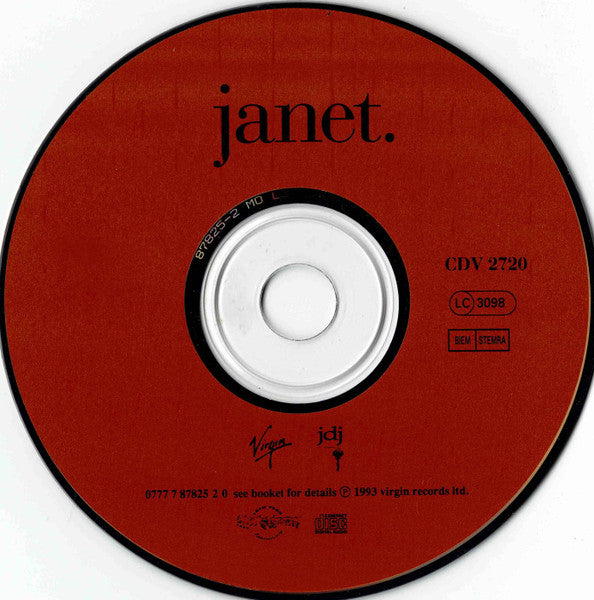 Janet Jackson : Janet. (CD, Album)