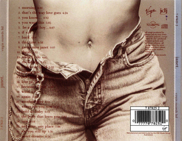 Janet Jackson : Janet. (CD, Album)