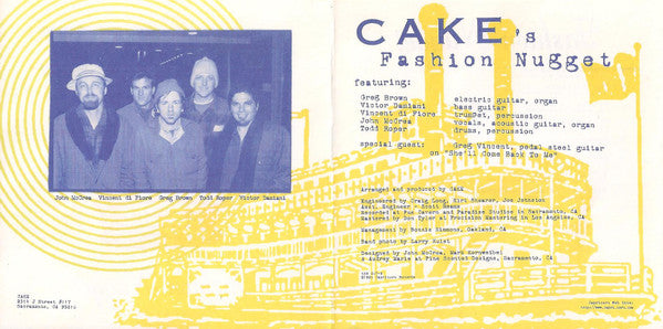 Cake : Fashion Nugget (CD, Album)