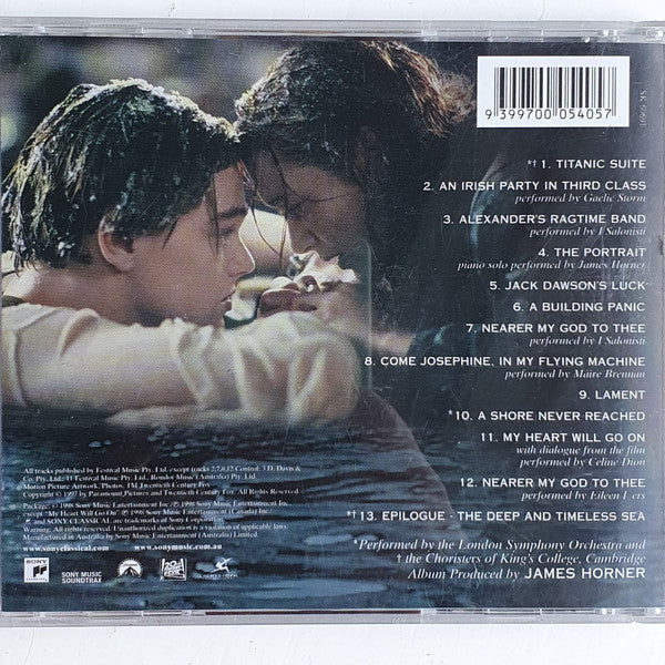 James Horner : Back To Titanic (Music From The Motion Picture) (CD, Album)