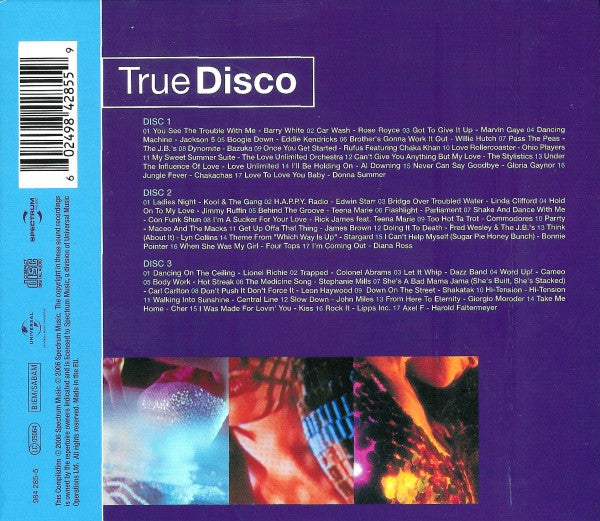 Various : True Disco (3xCD, Comp)