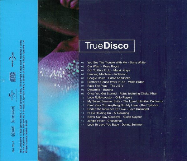 Various : True Disco (3xCD, Comp)